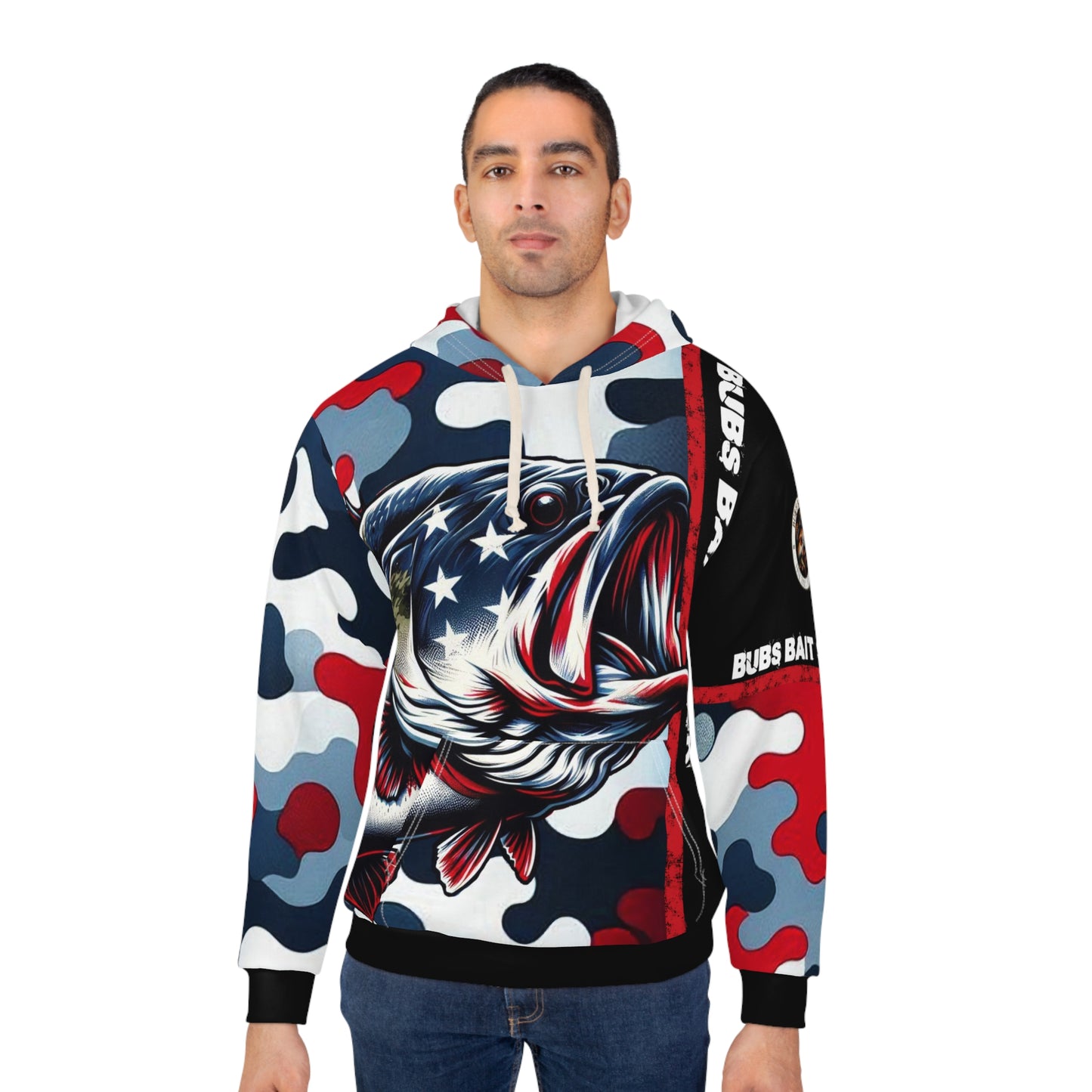 Bubs Bait Shack - Patriotic Bass Hoodie