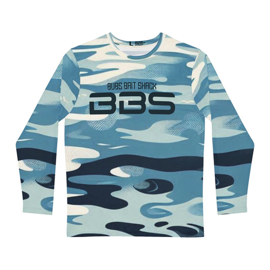 Men's Long Sleeve Shirt - BBS Ocean Wave Casual & Stylish Design
