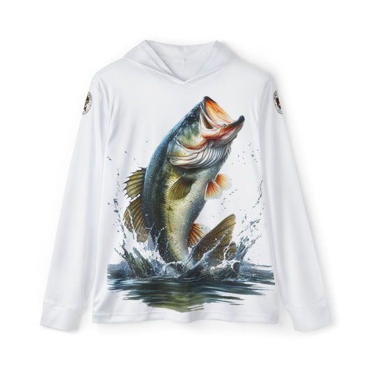 Jumping Bass  Men's Sports Warmup Hoodie (AOP)