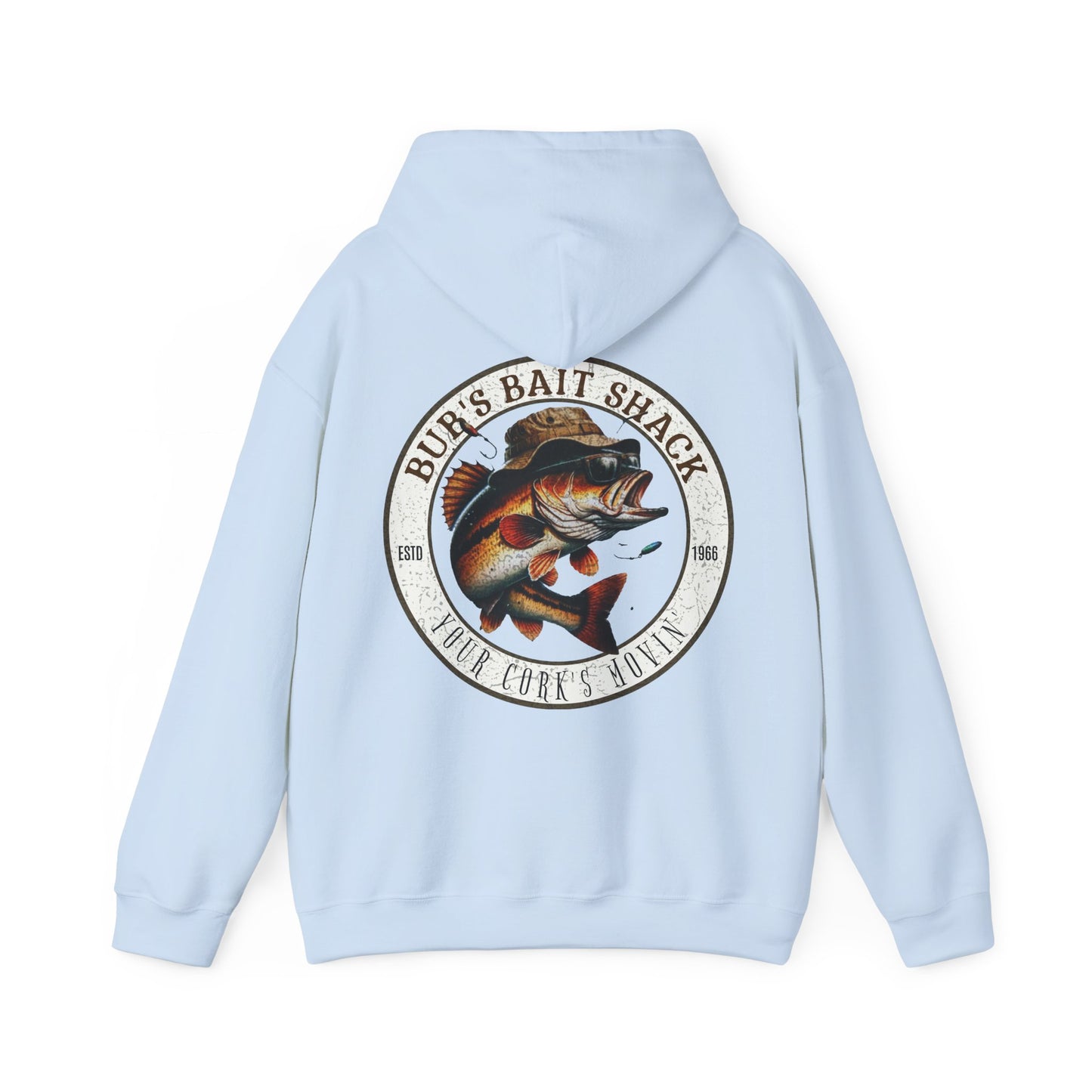 BBS Classic Hoodie  Unisex Heavy Blend™ Hooded Sweatshirt with image on back