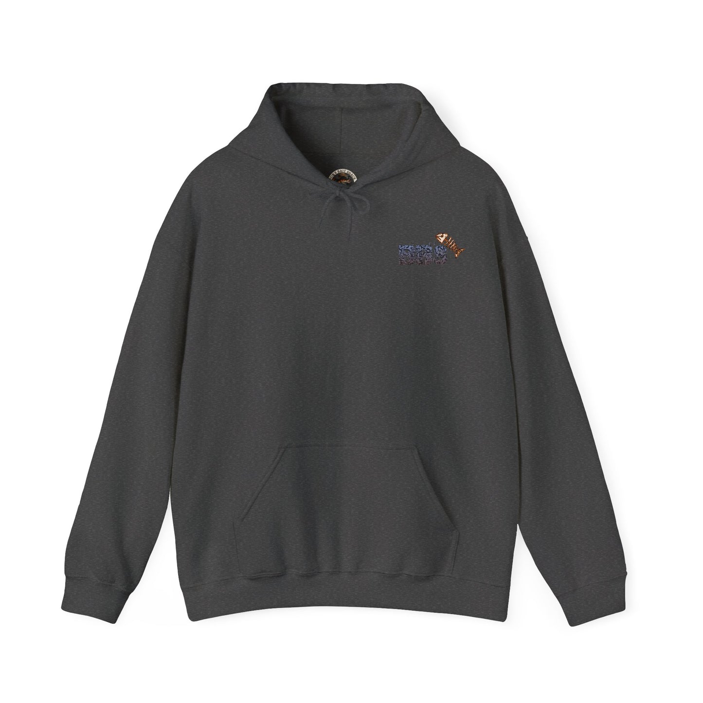 BBS Woodcut Bass Heavy Blend™ Hooded Sweatshirt