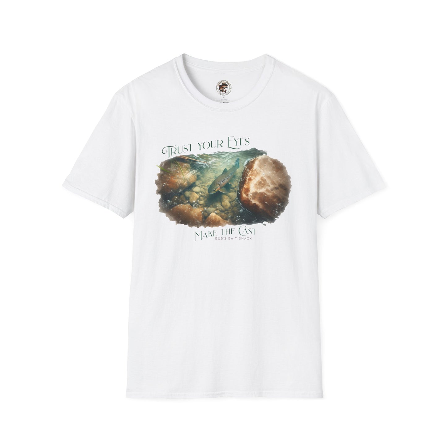 Trust Your Eyes Tee    Unisex Softstyle T-Shirt