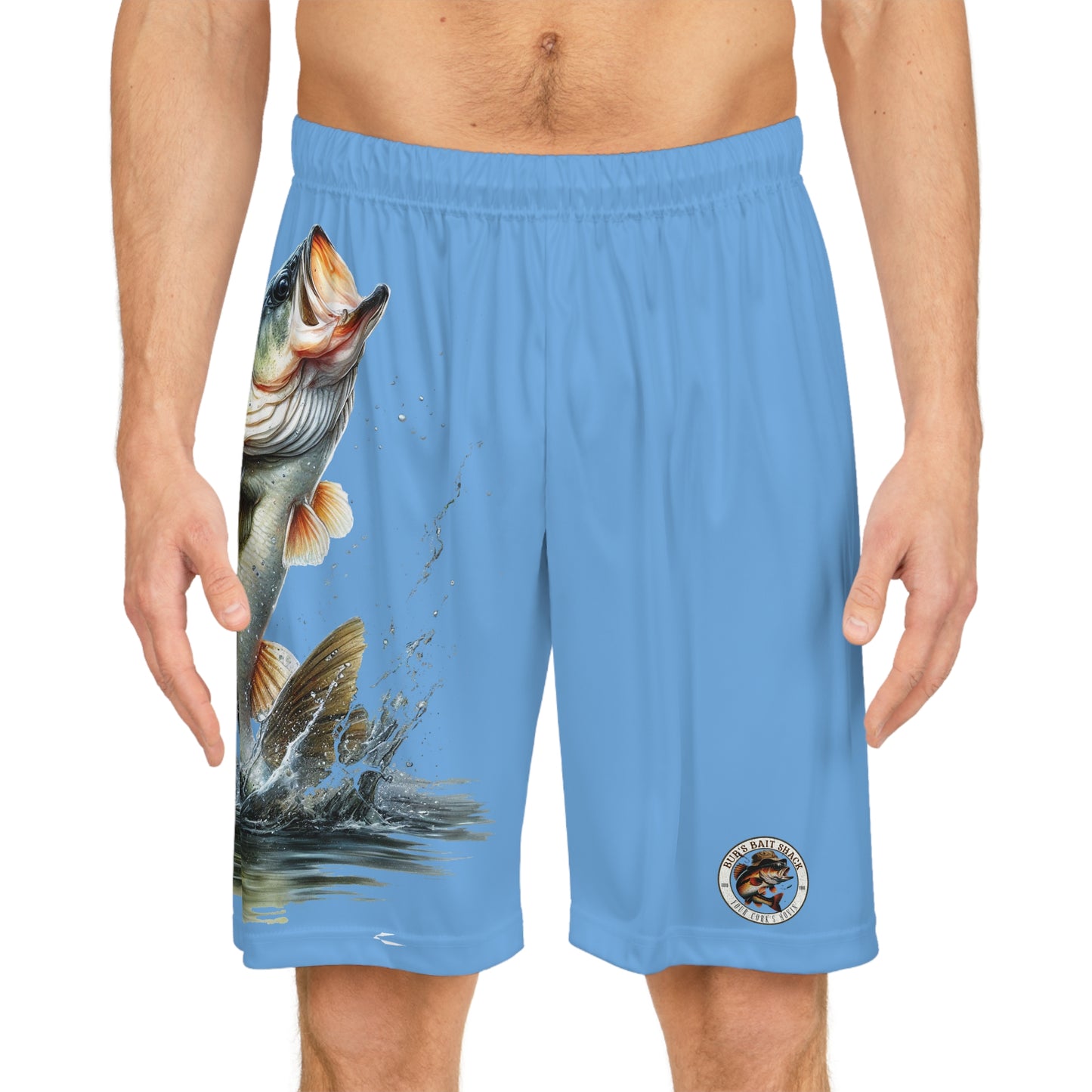 Jumping Bass   Basketball Shorts (AOP)