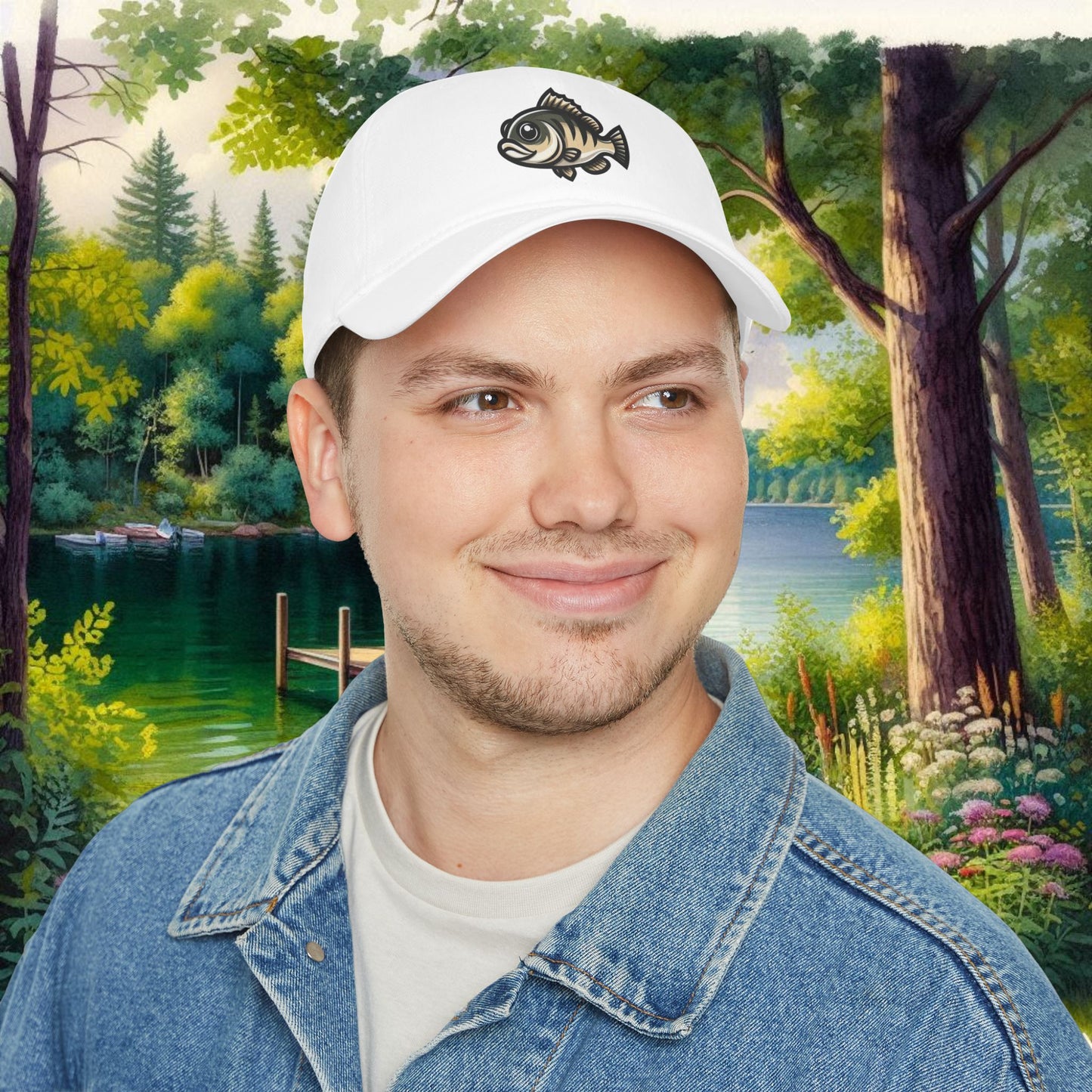 Mascot Bass Low Profile Baseball Cap