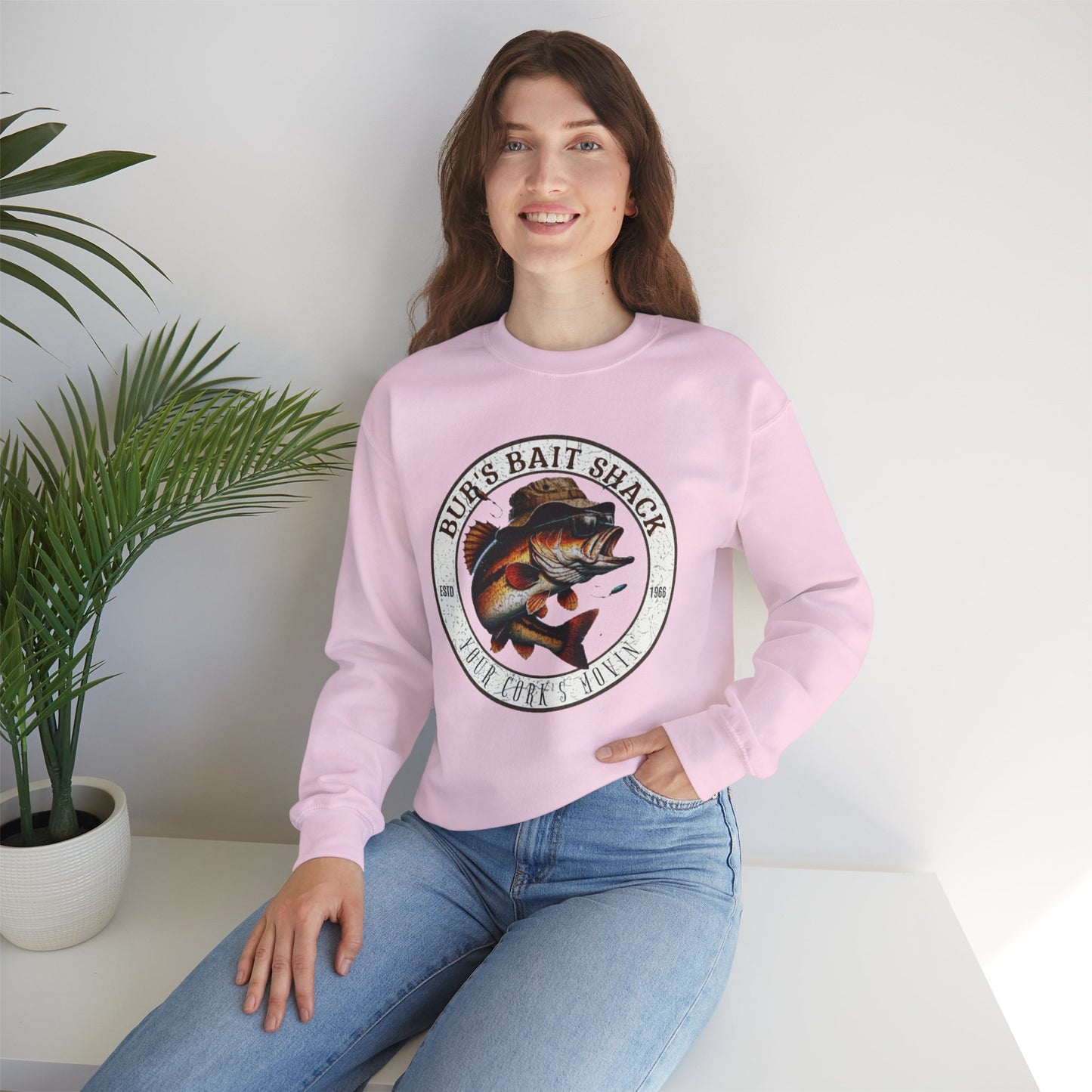 Bubs Bait Shack Unisex Heavy Blend™ Crewneck Sweatshirt