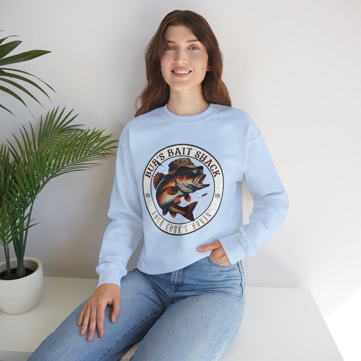 Bubs Bait Shack Unisex Heavy Blend™ Crewneck Sweatshirt
