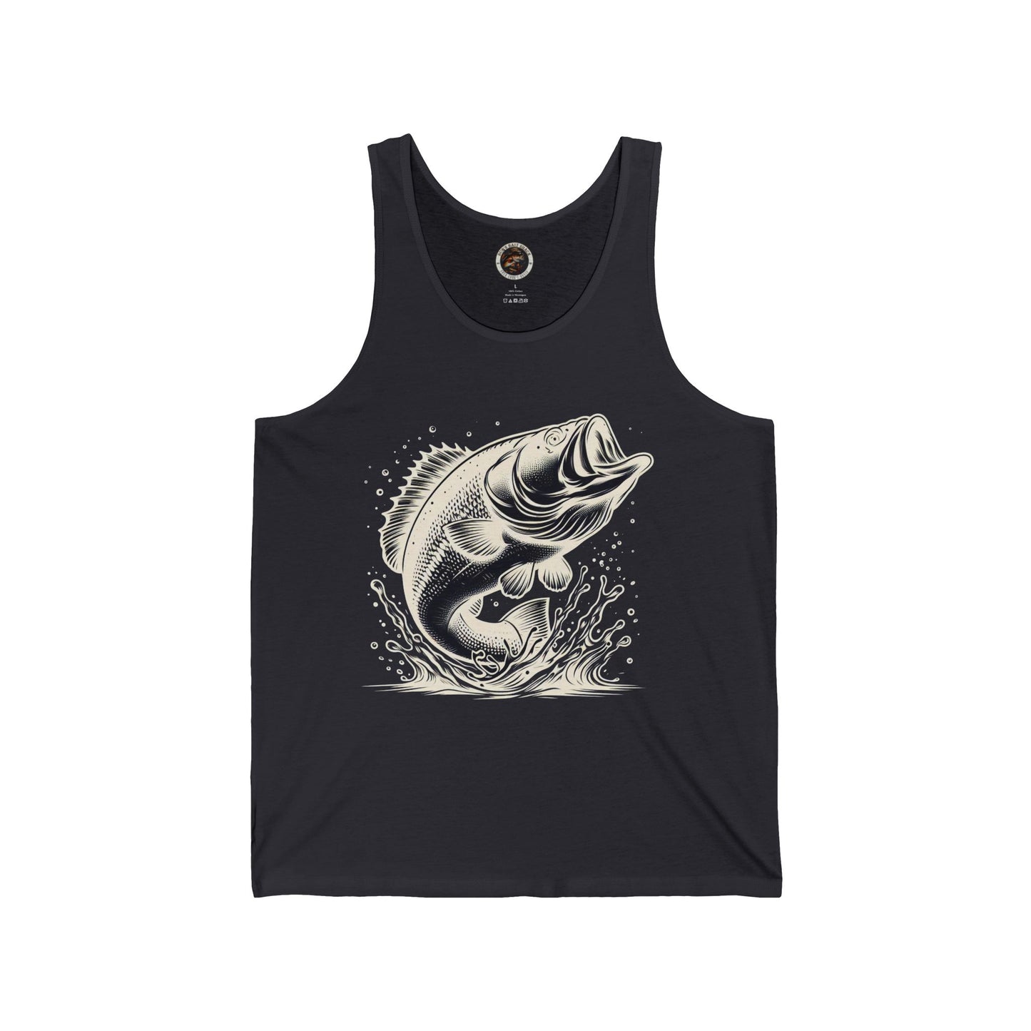 White Fish Unisex Jersey Tank