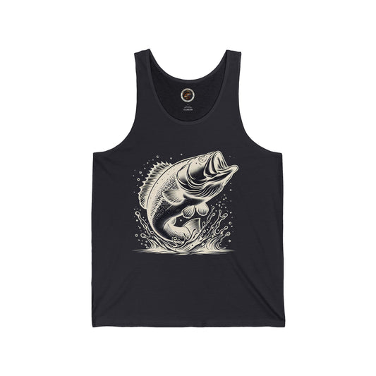 White Fish Unisex Jersey Tank