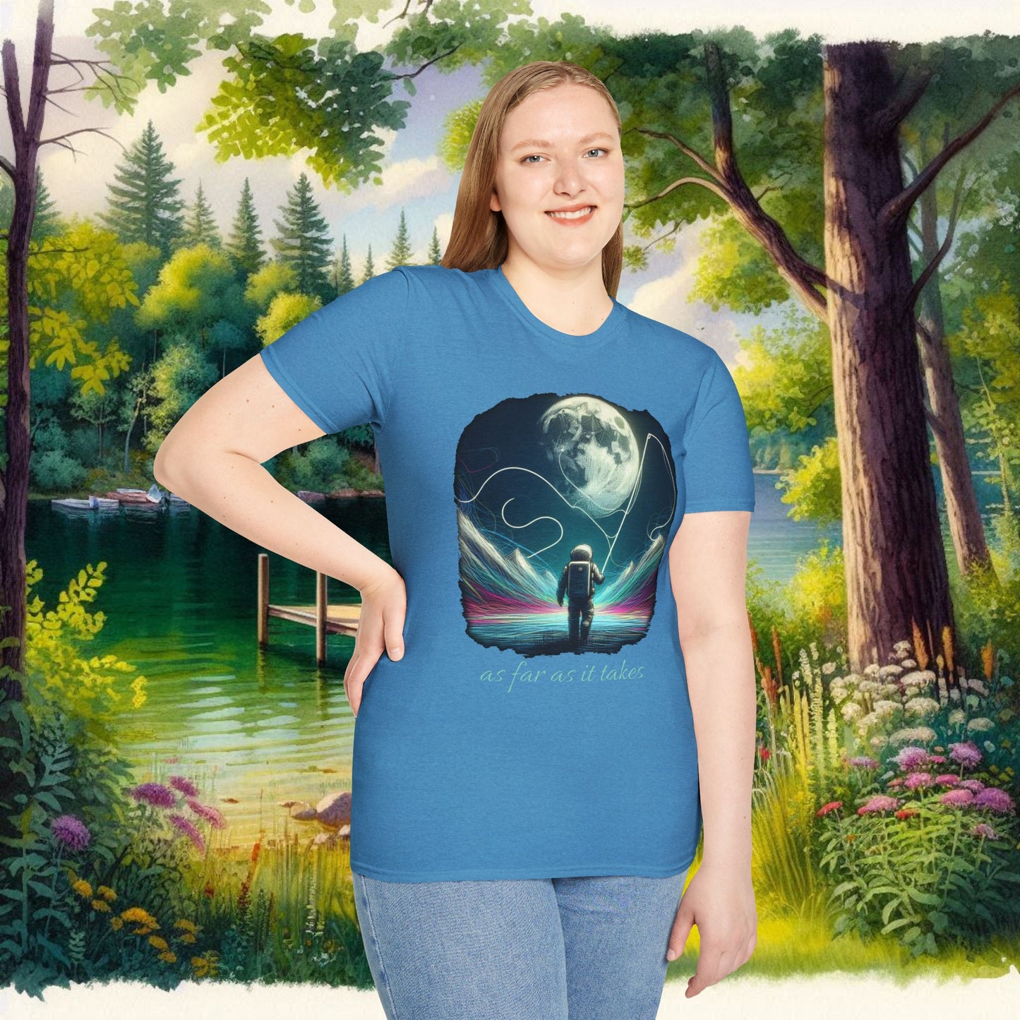 As Far As It Takes   Unisex Softstyle T-Shirt