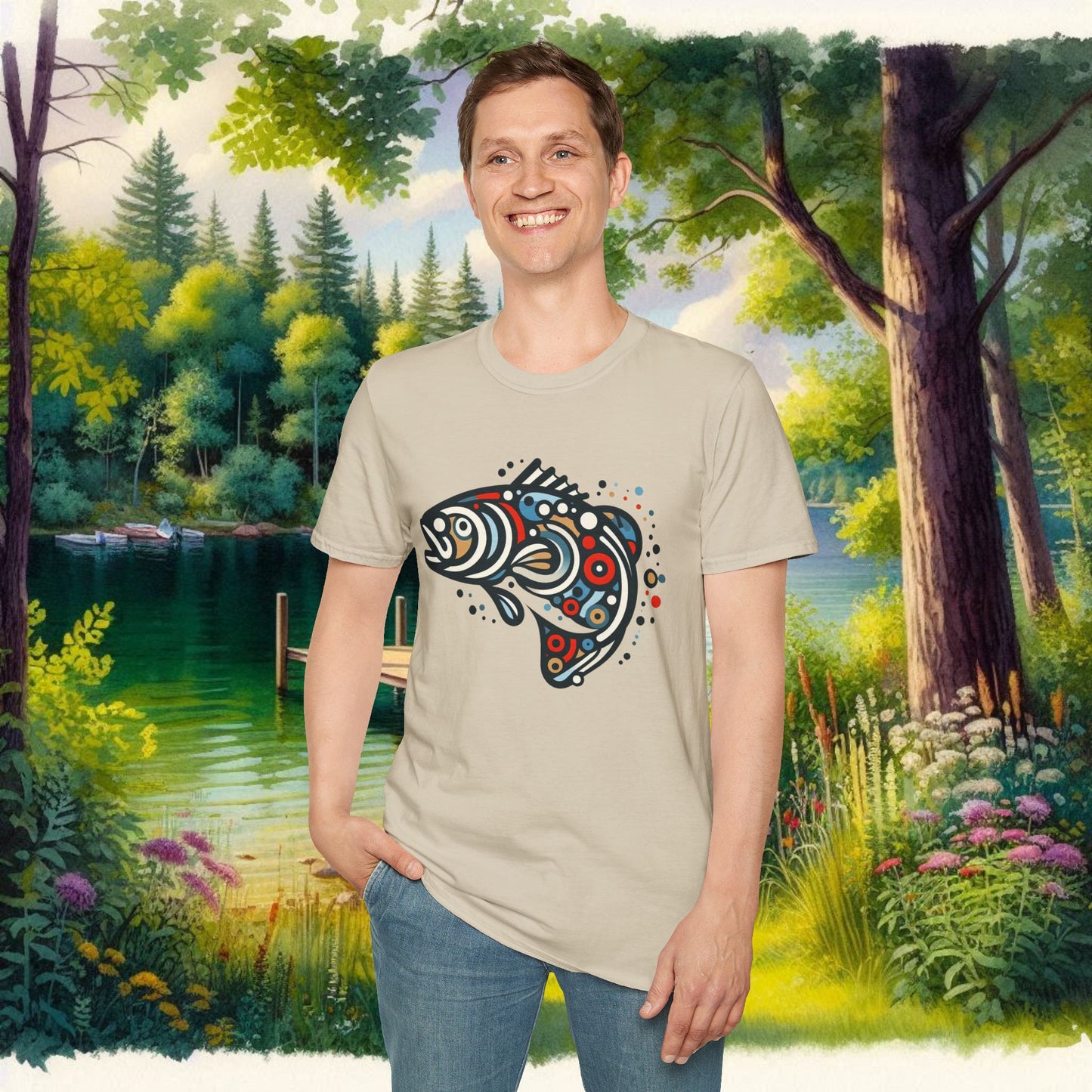 Painted Smallmouth Unisex Softstyle T-Shirt