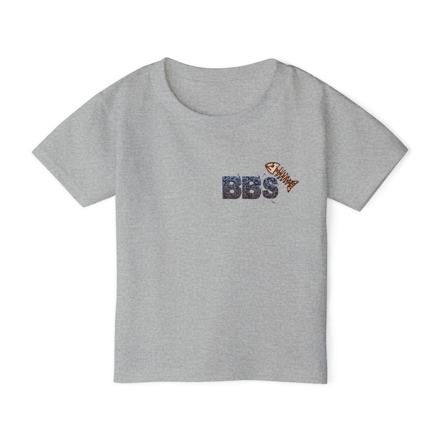 Bub's Bait Shack Heavy Cotton™ Toddler T-shirt with Back Image