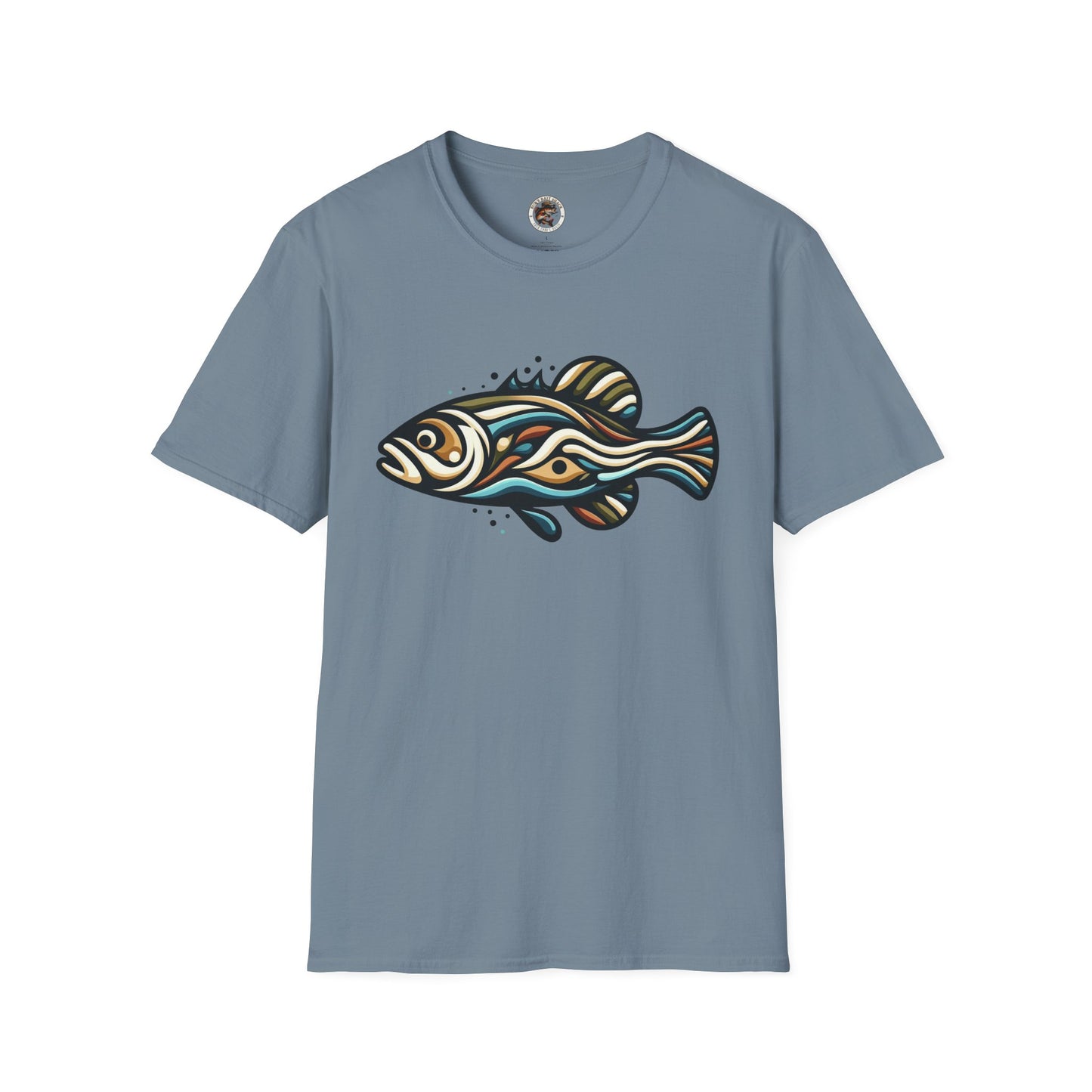 Painted Bass Shirt    Unisex Softstyle T-Shirt
