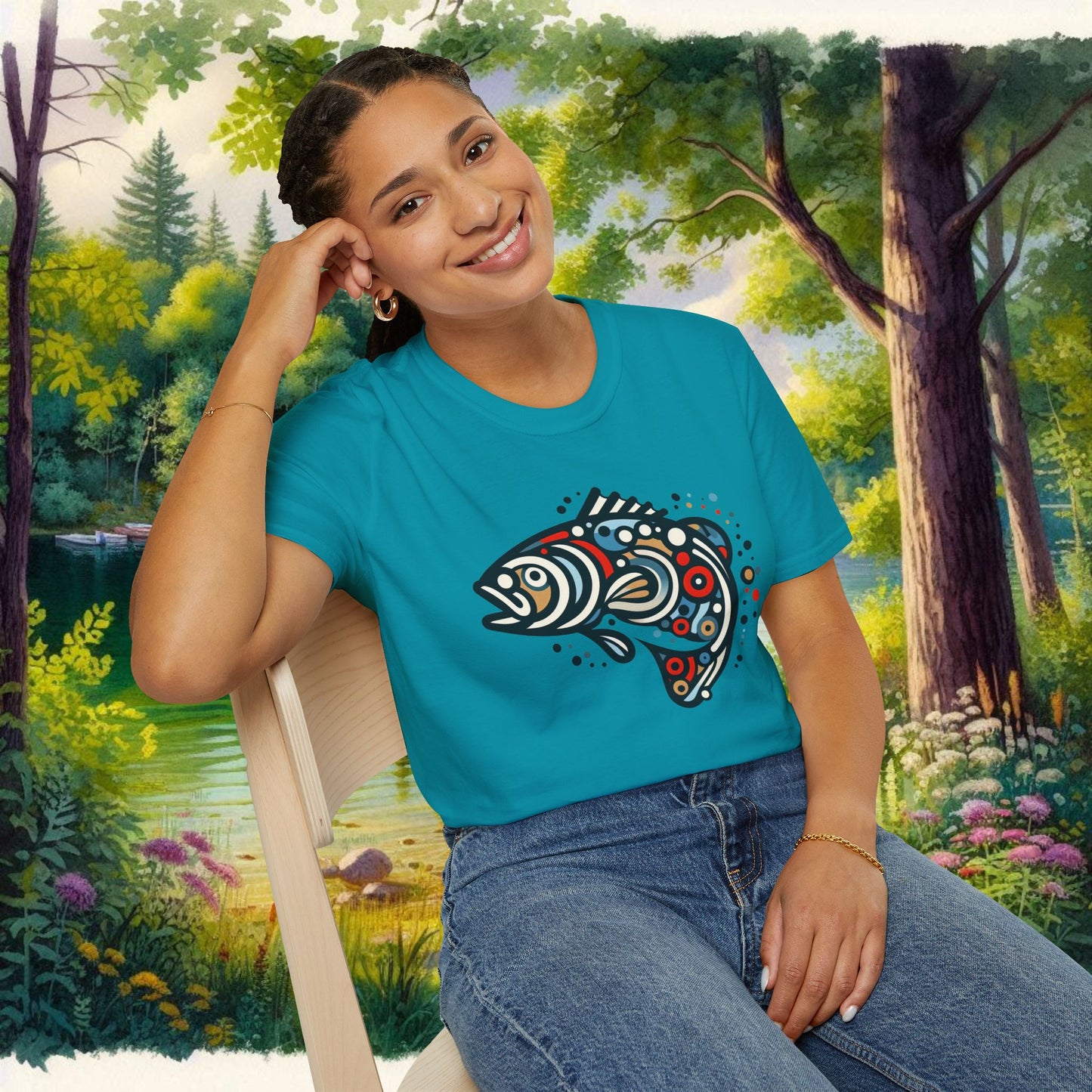 Painted Smallmouth Unisex Softstyle T-Shirt