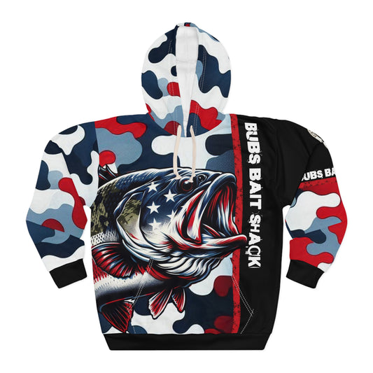 Bubs Bait Shack - Patriotic Bass Hoodie