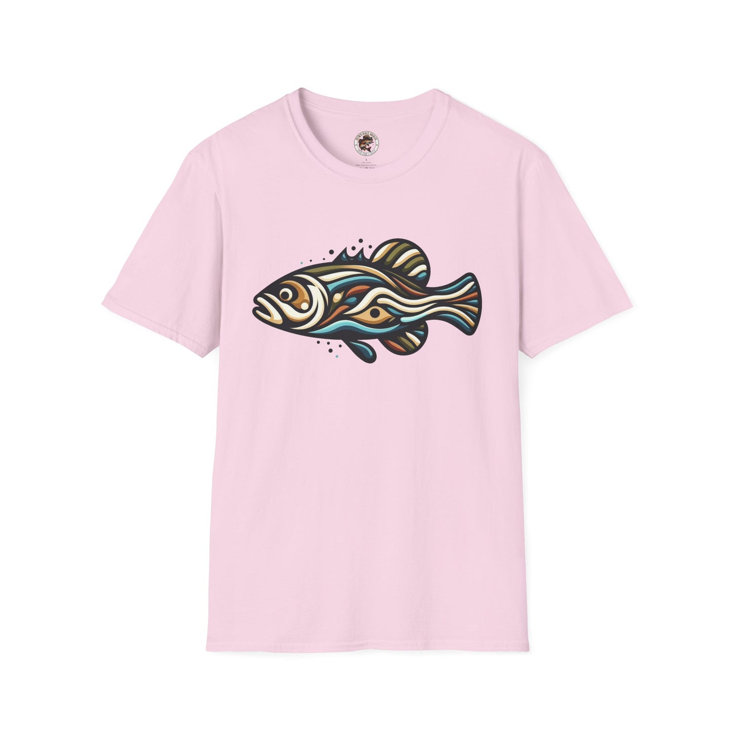 Painted Bass Shirt    Unisex Softstyle T-Shirt