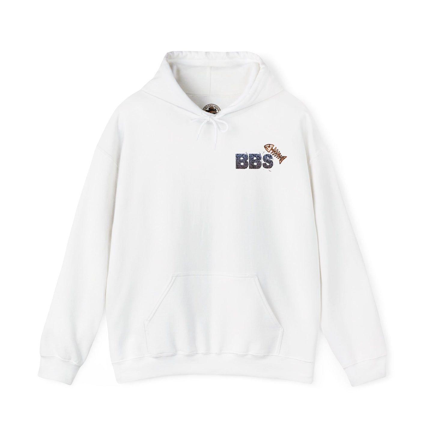 BBS Winter Bass Heavy Blend™ Hooded Sweatshirt with image on back
