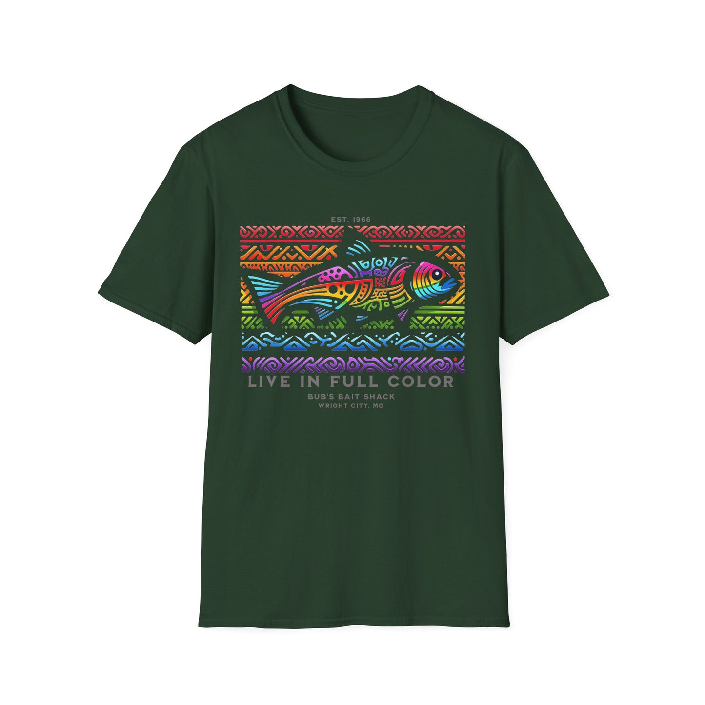 Live in Full Color      Unisex Softstyle T-Shirt