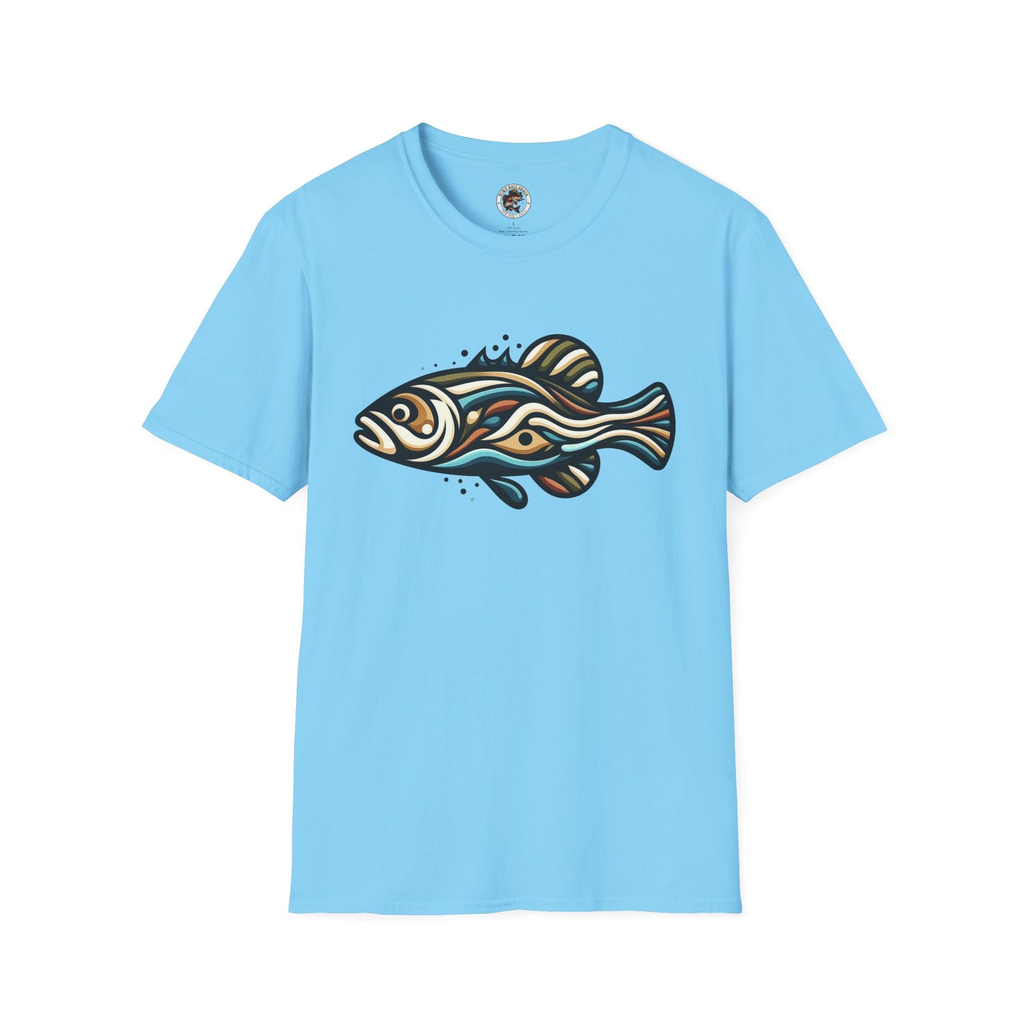 Painted Bass Shirt    Unisex Softstyle T-Shirt