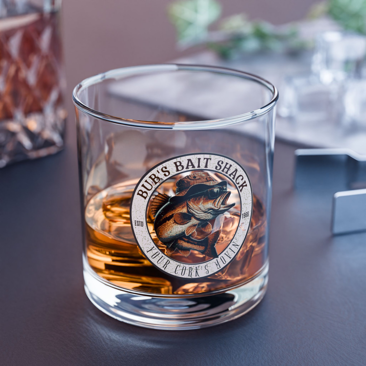 Bubs Bait Shack Rocks Glass, 10oz