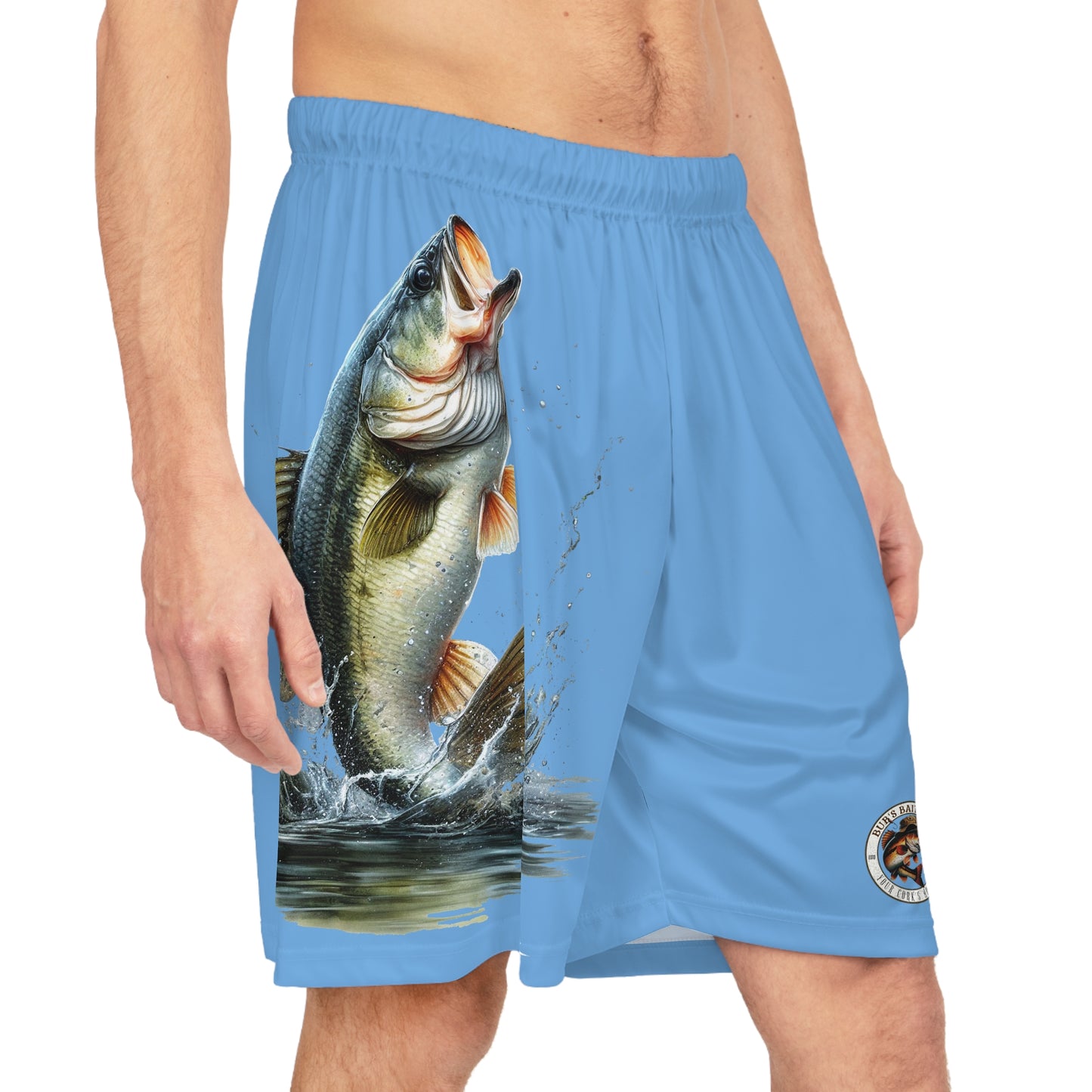 Jumping Bass   Basketball Shorts (AOP)