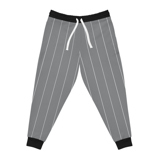 BBS Baseball Athletic Joggers with Stylish Stripes in Gray