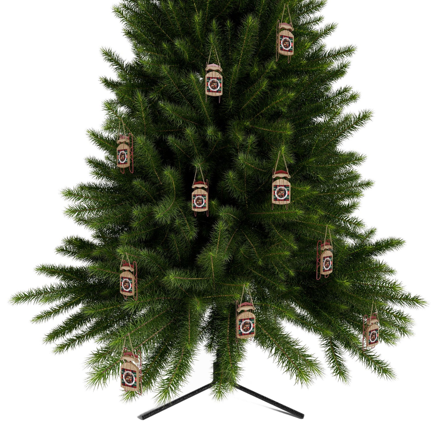 Christmas Sled Ornament, Bubs Bait Shack