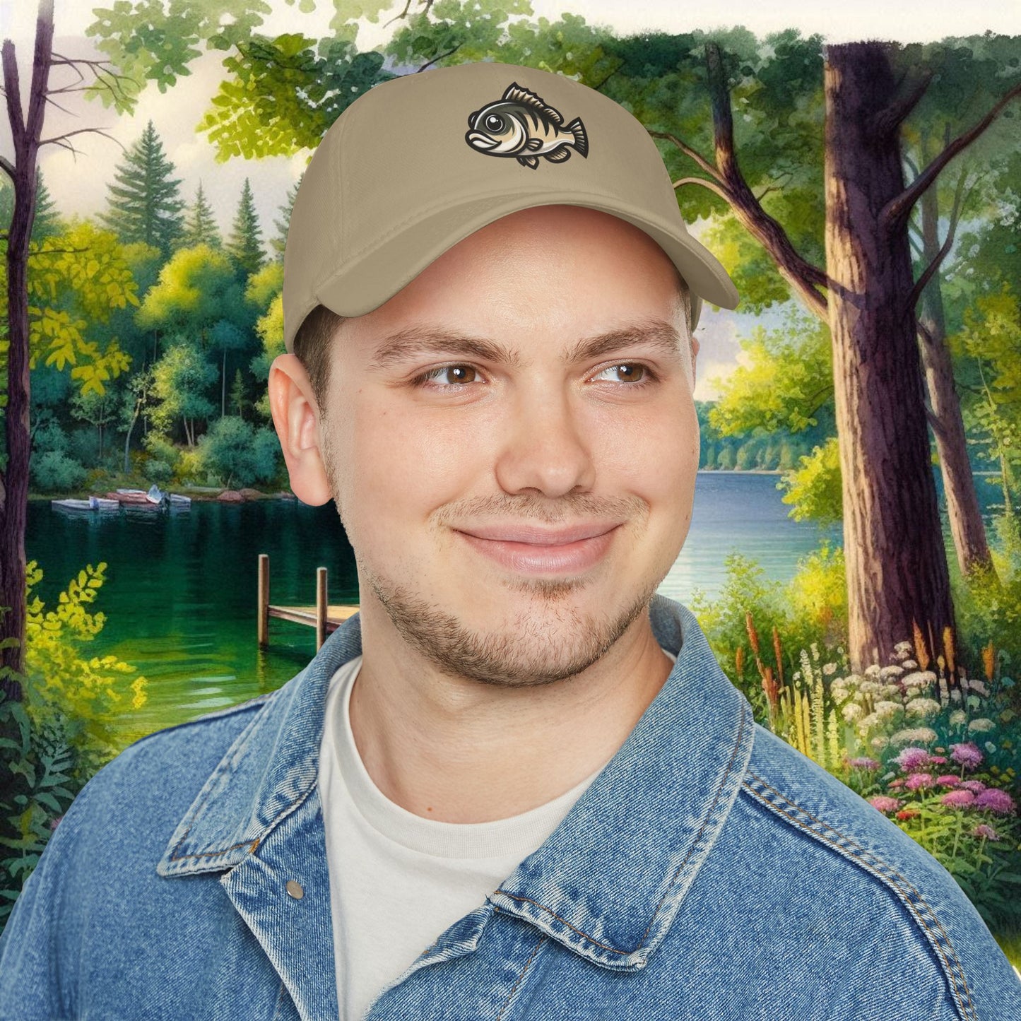 Mascot Bass Low Profile Baseball Cap