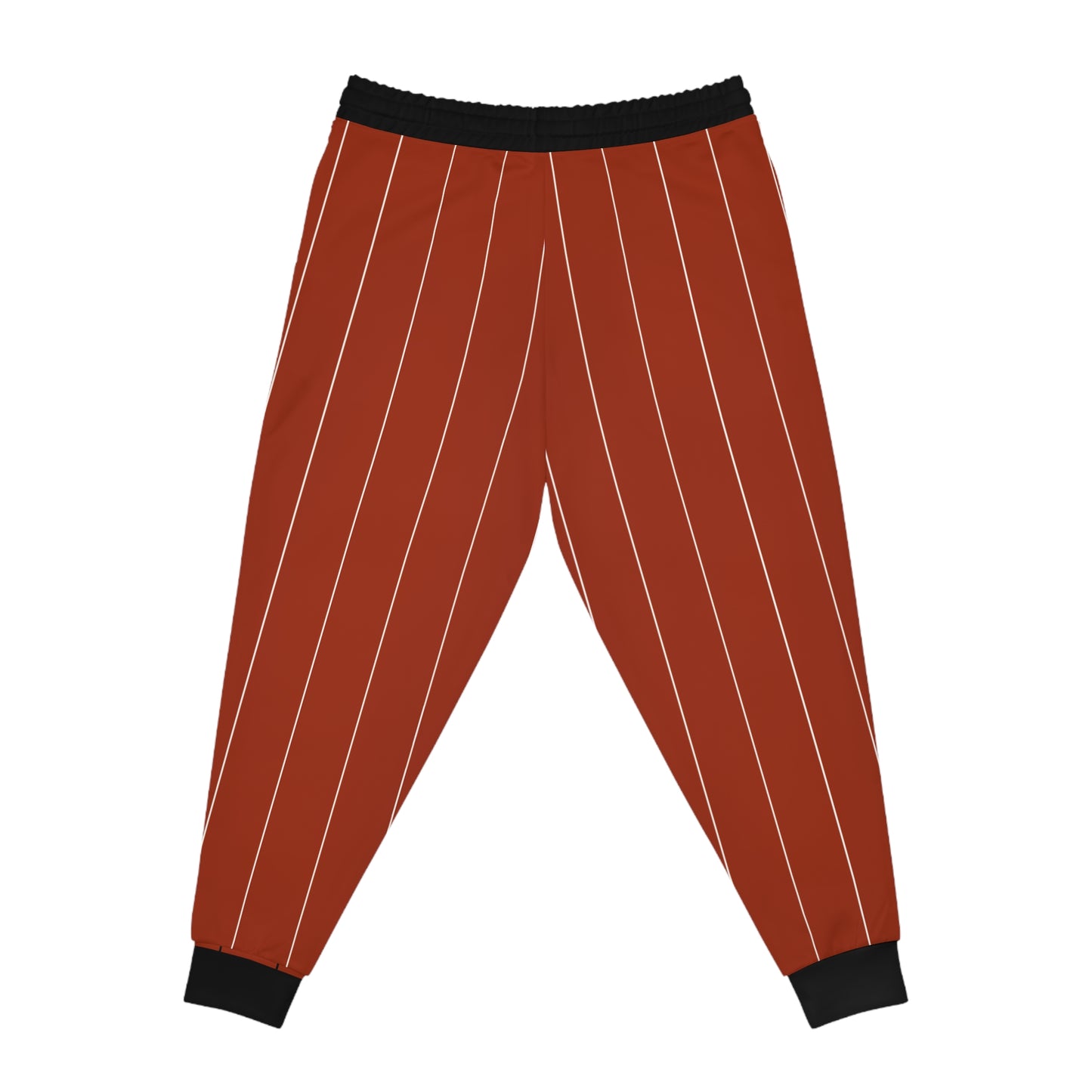 BBS Baseball Pants in Rust with White Pinstripes