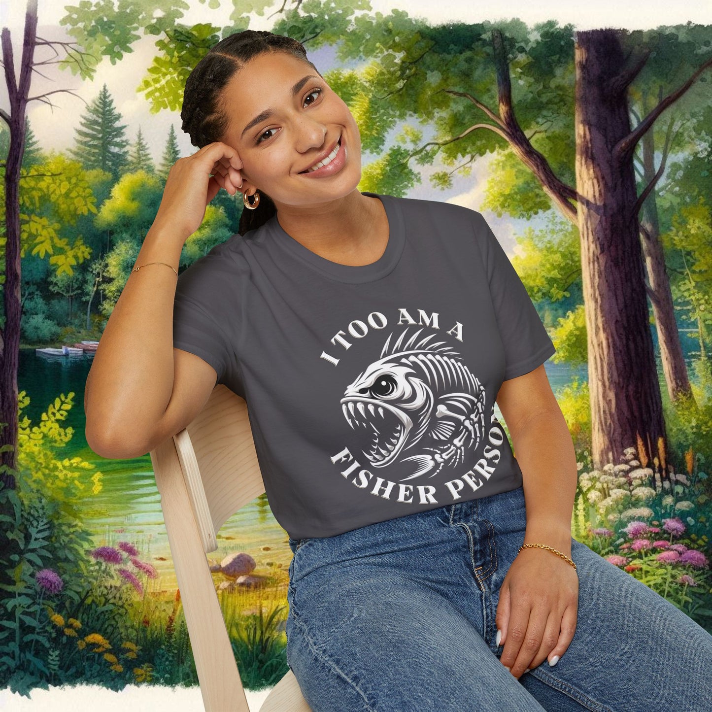 Fisher Person Unisex Softstyle T-Shirt
