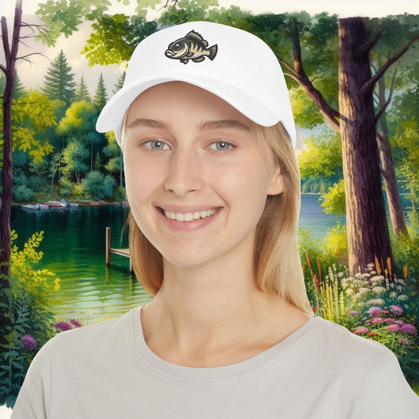 Mascot Bass Low Profile Baseball Cap