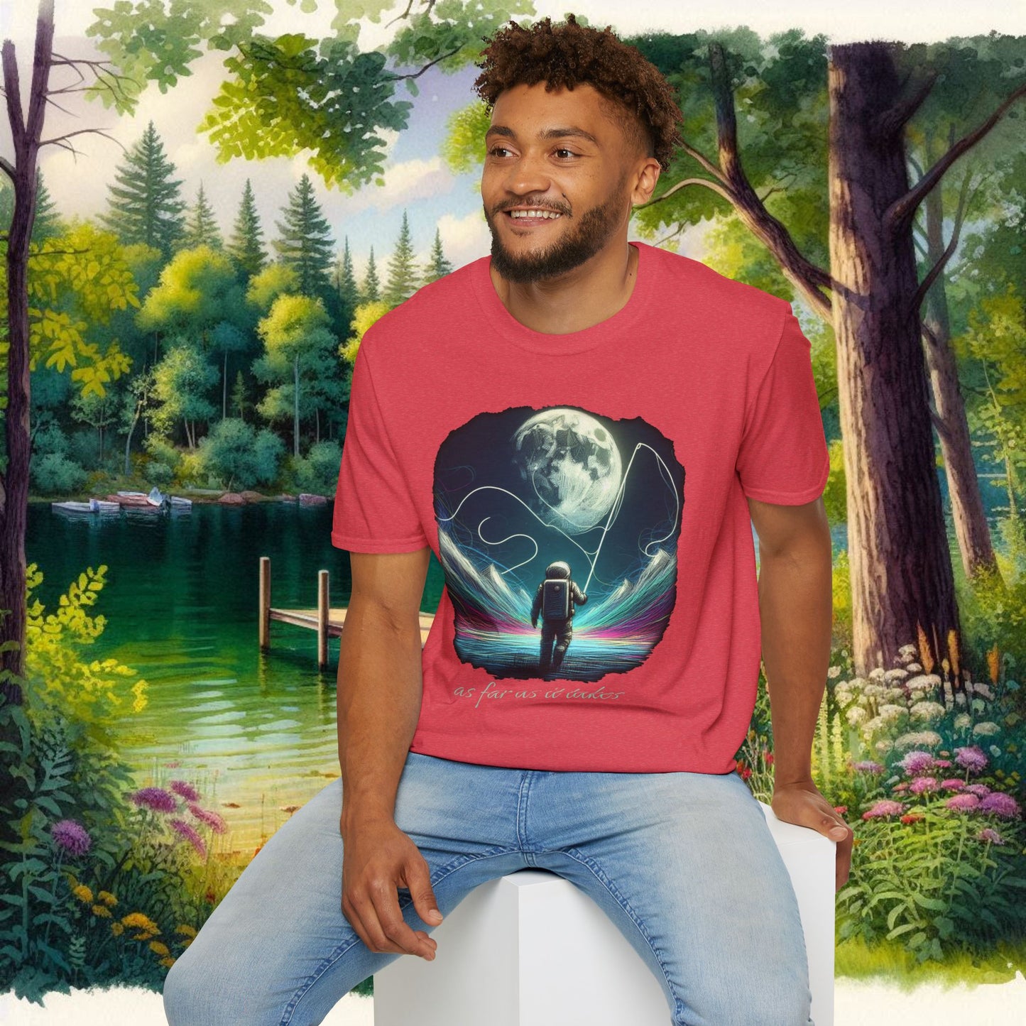 As Far As It Takes   Unisex Softstyle T-Shirt