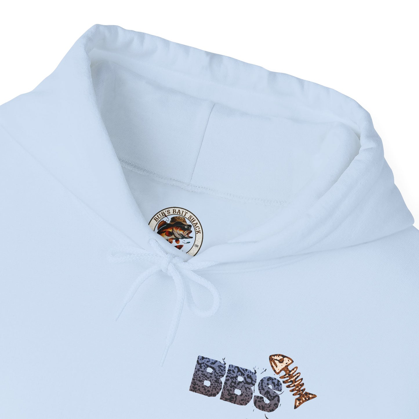 BBS Winter Bass Heavy Blend™ Hooded Sweatshirt with image on back