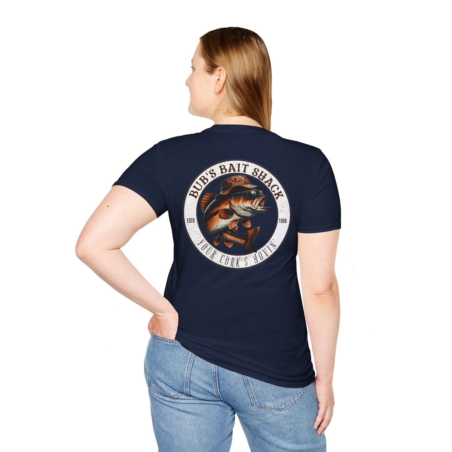 Classic BBS Unisex T-Shirt with Image on Back