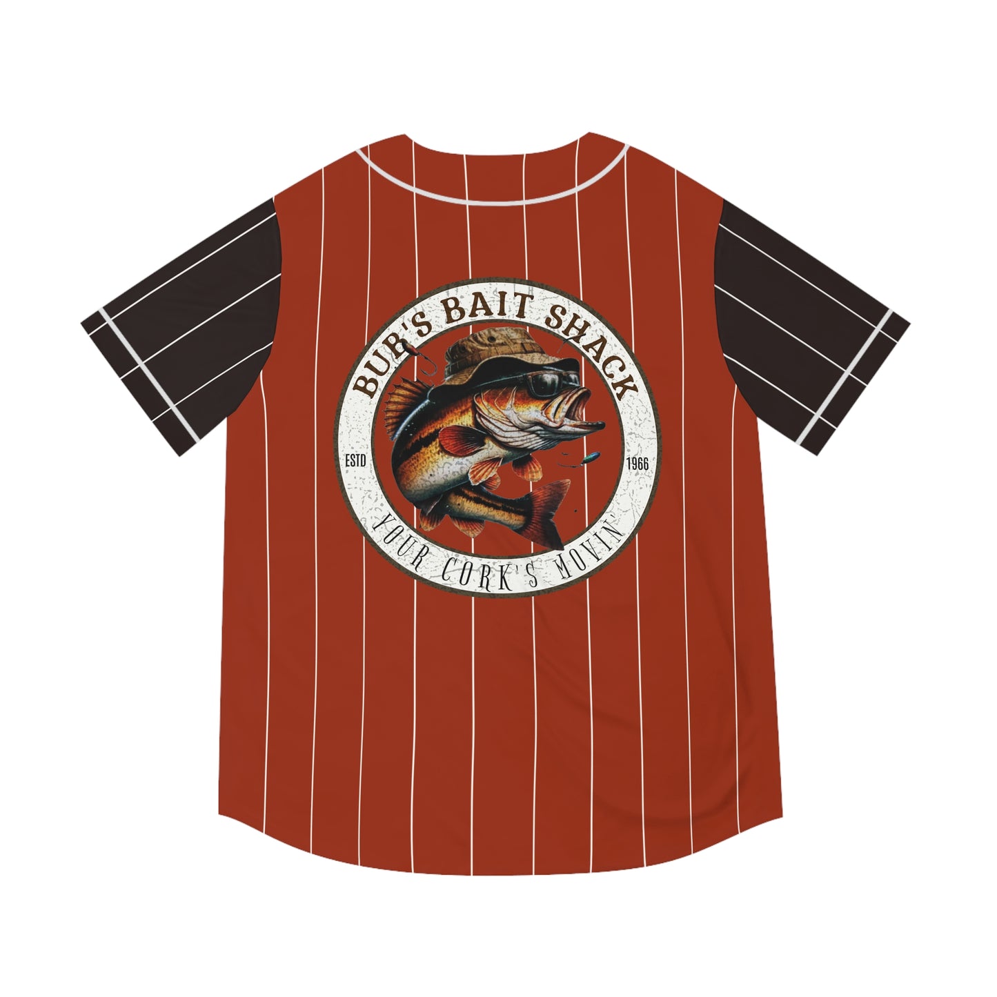 BBS Rust with Black Sleeves Men's Baseball Jersey