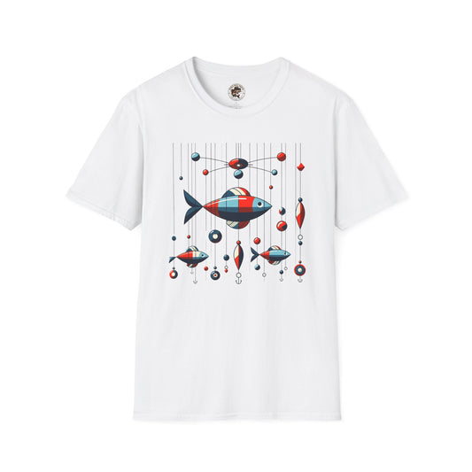Mobile Fishing Unisex Softstyle T-Shirt