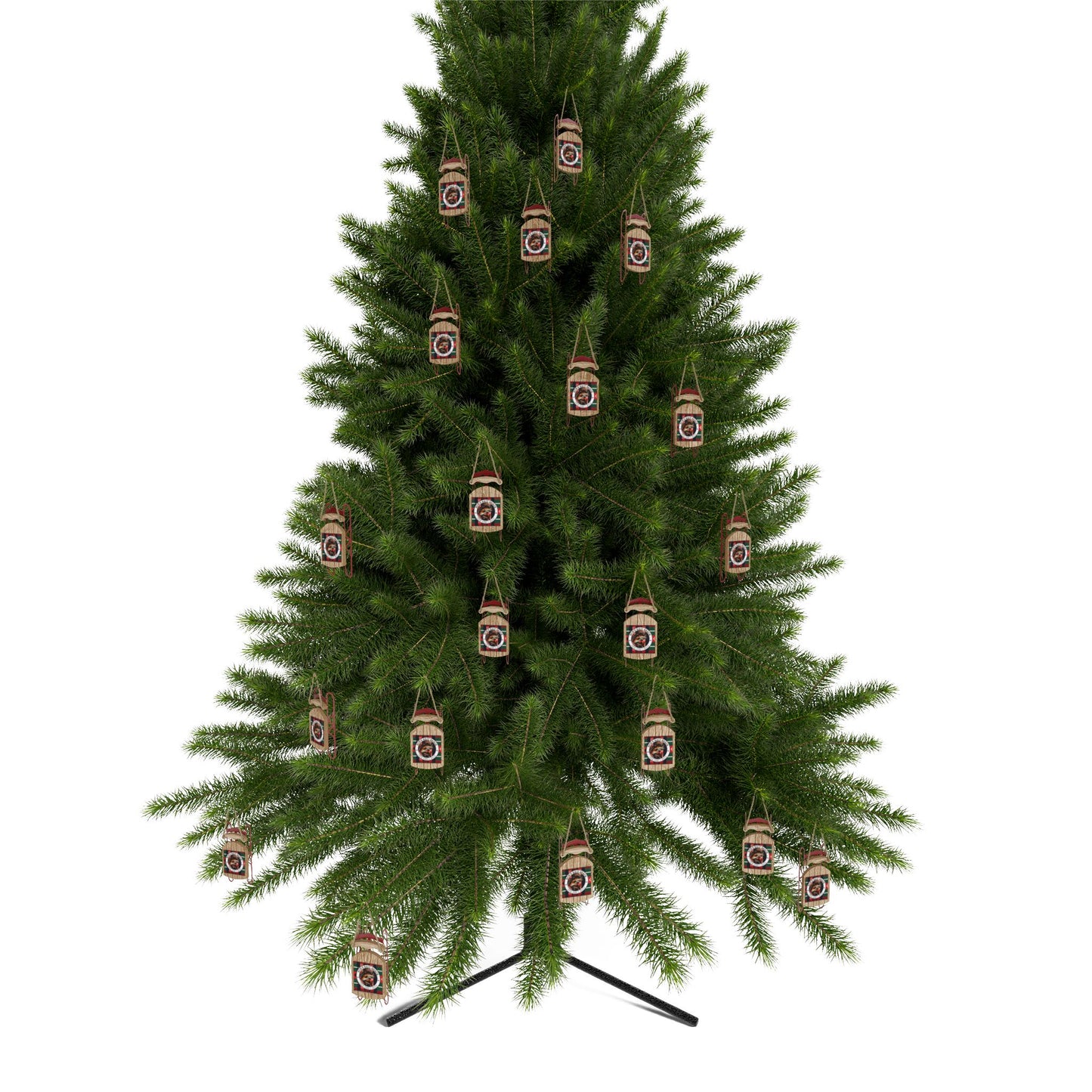 Christmas Sled Ornament, Bubs Bait Shack