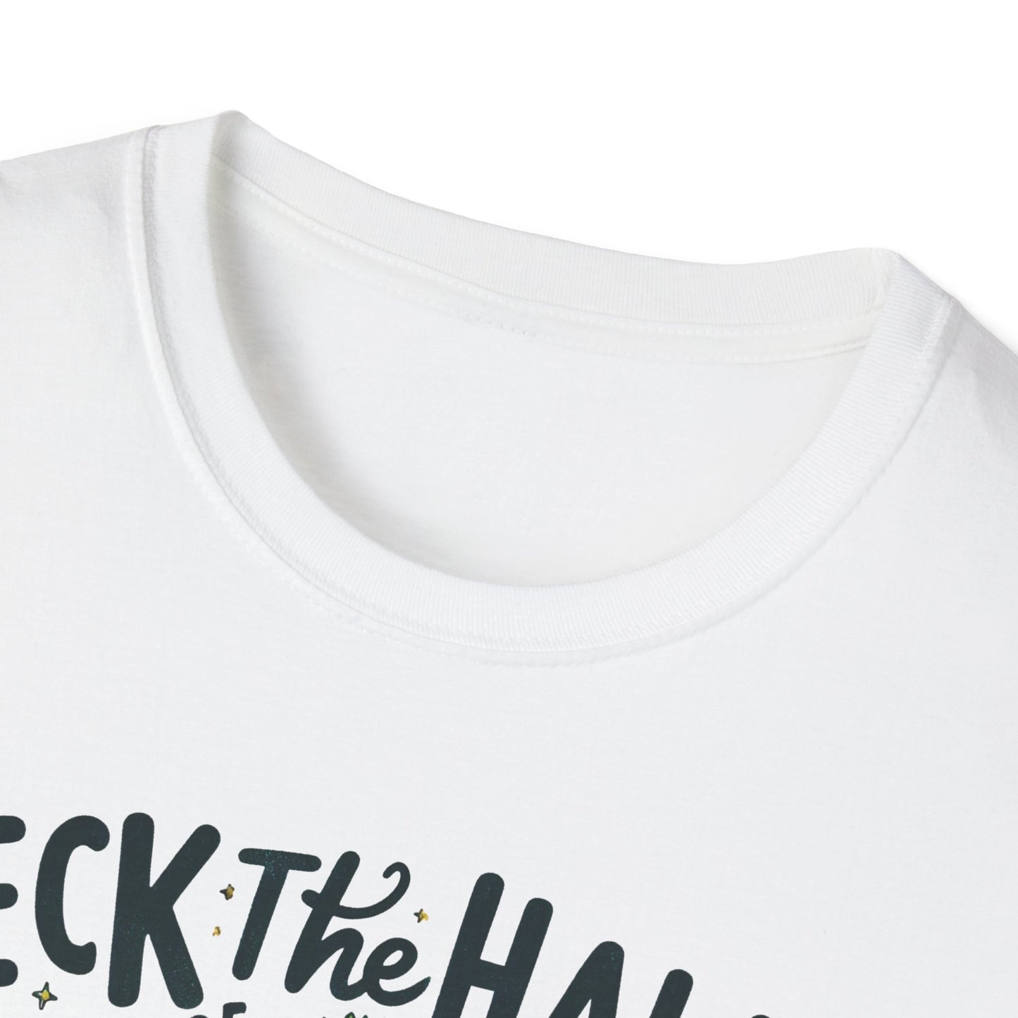 Christmas Tee - Unisex Softstyle T-Shirt - Deck the Halls Bub's Bait Shack