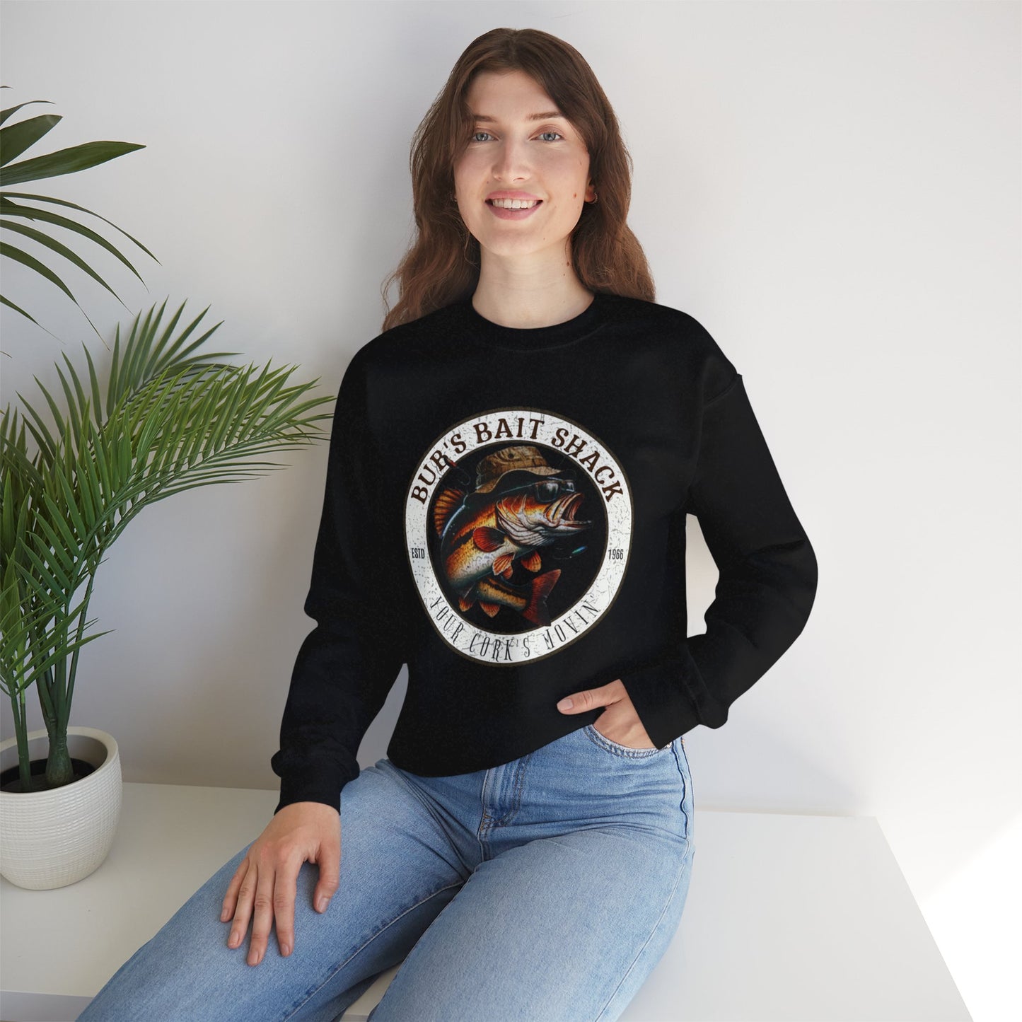 Bubs Bait Shack Unisex Heavy Blend™ Crewneck Sweatshirt