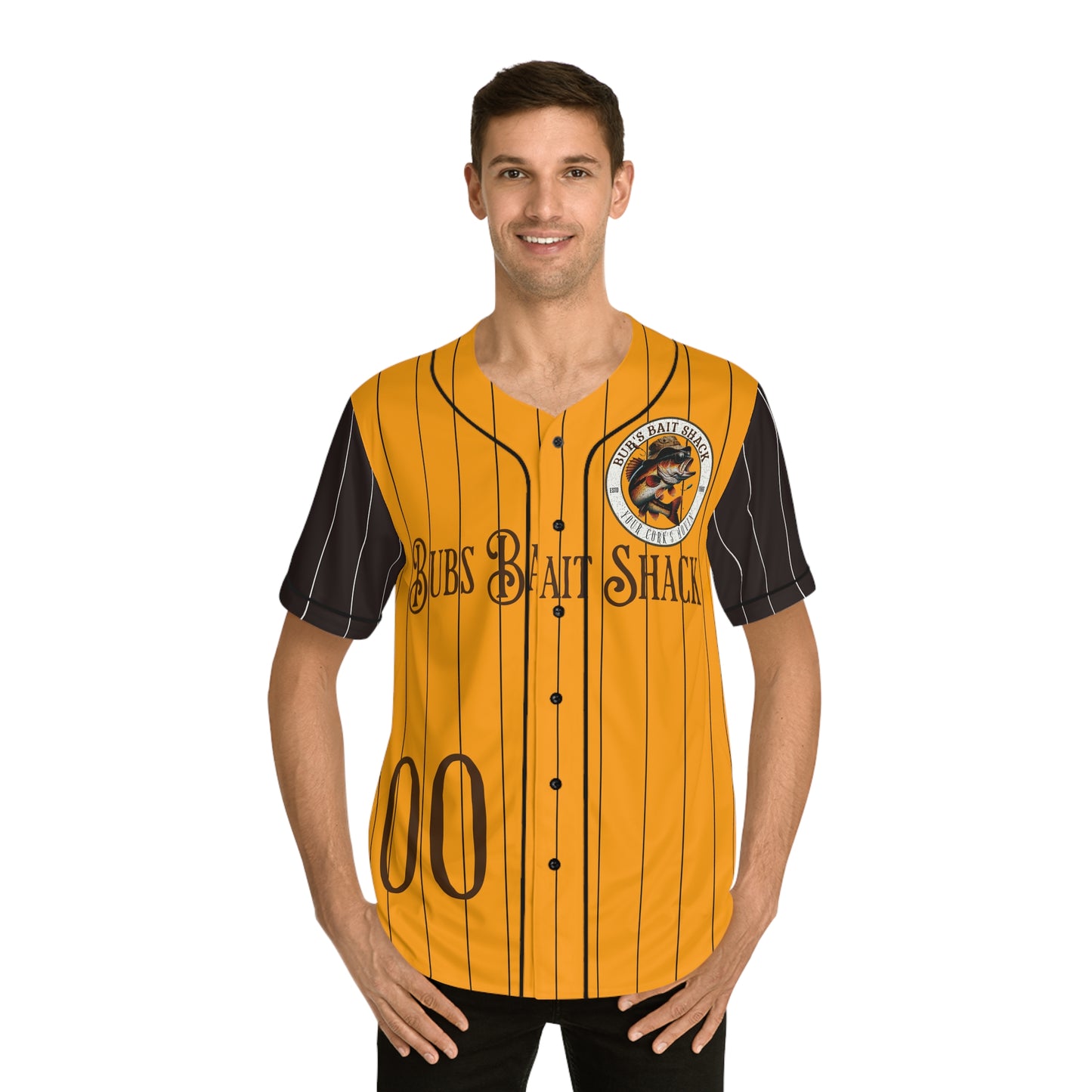 BBS Gold & Black Men's Baseball Jersey