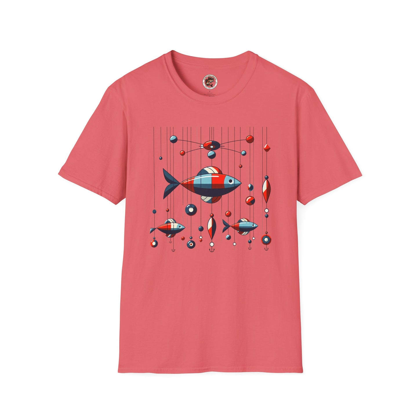 Mobile Fishing Unisex Softstyle T-Shirt