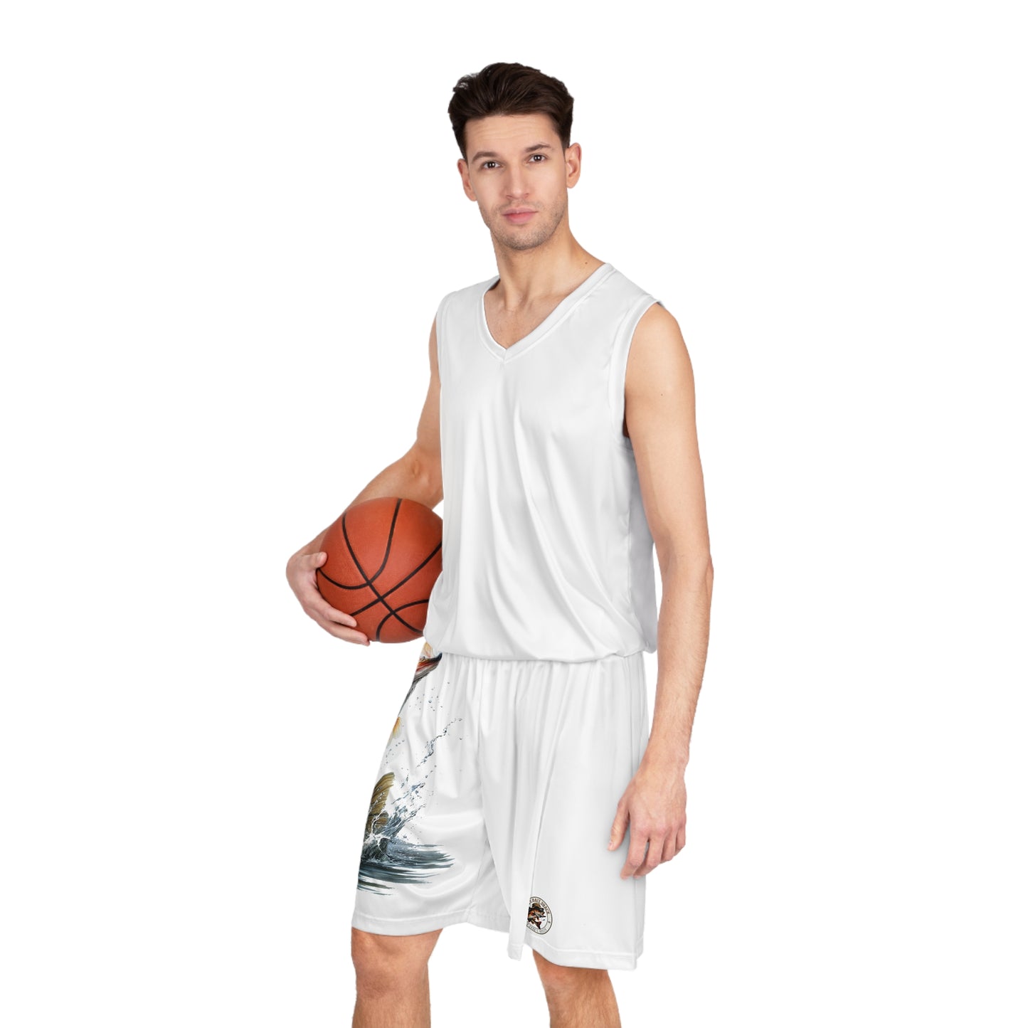 Jumping Bass    Basketball Shorts (AOP)