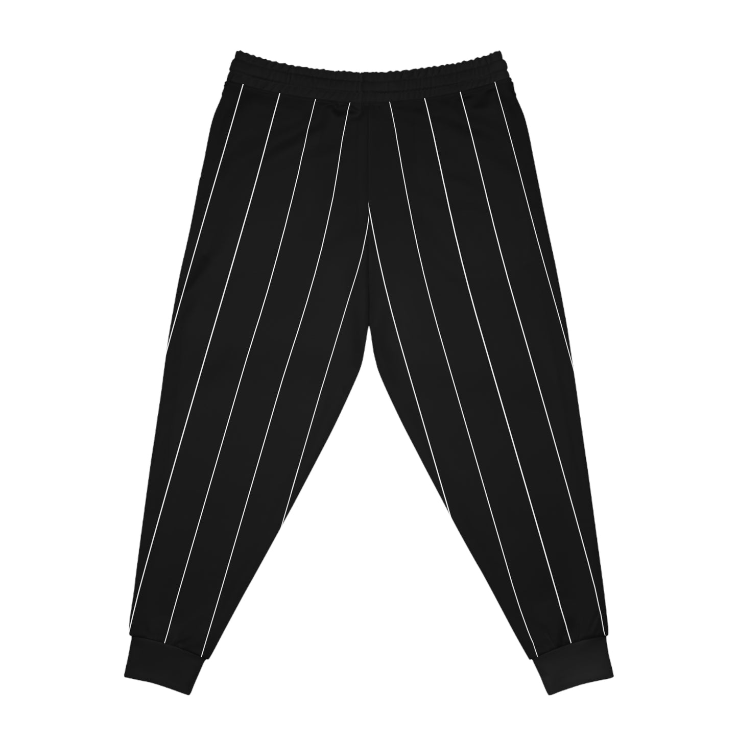 Baseball Pants in Black with White Pinstripes