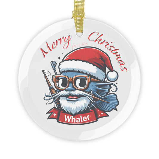 The Whaler Glass Christmas Tree Ornament