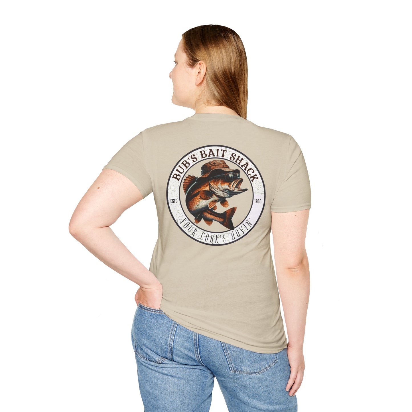 Classic BBS Unisex T-Shirt with Image on Back