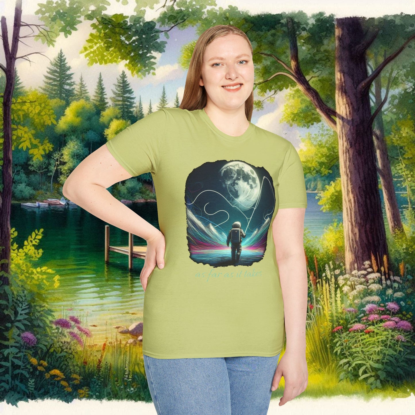 As Far As It Takes   Unisex Softstyle T-Shirt