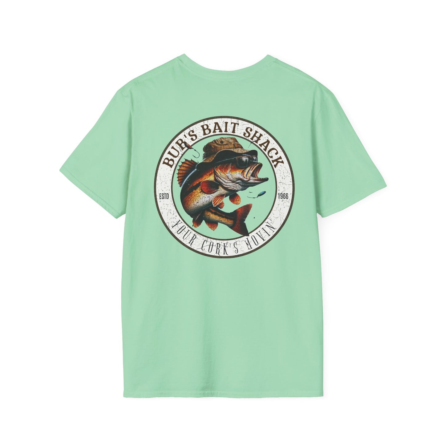 Classic BBS Design Unisex T-Shirt with image on back