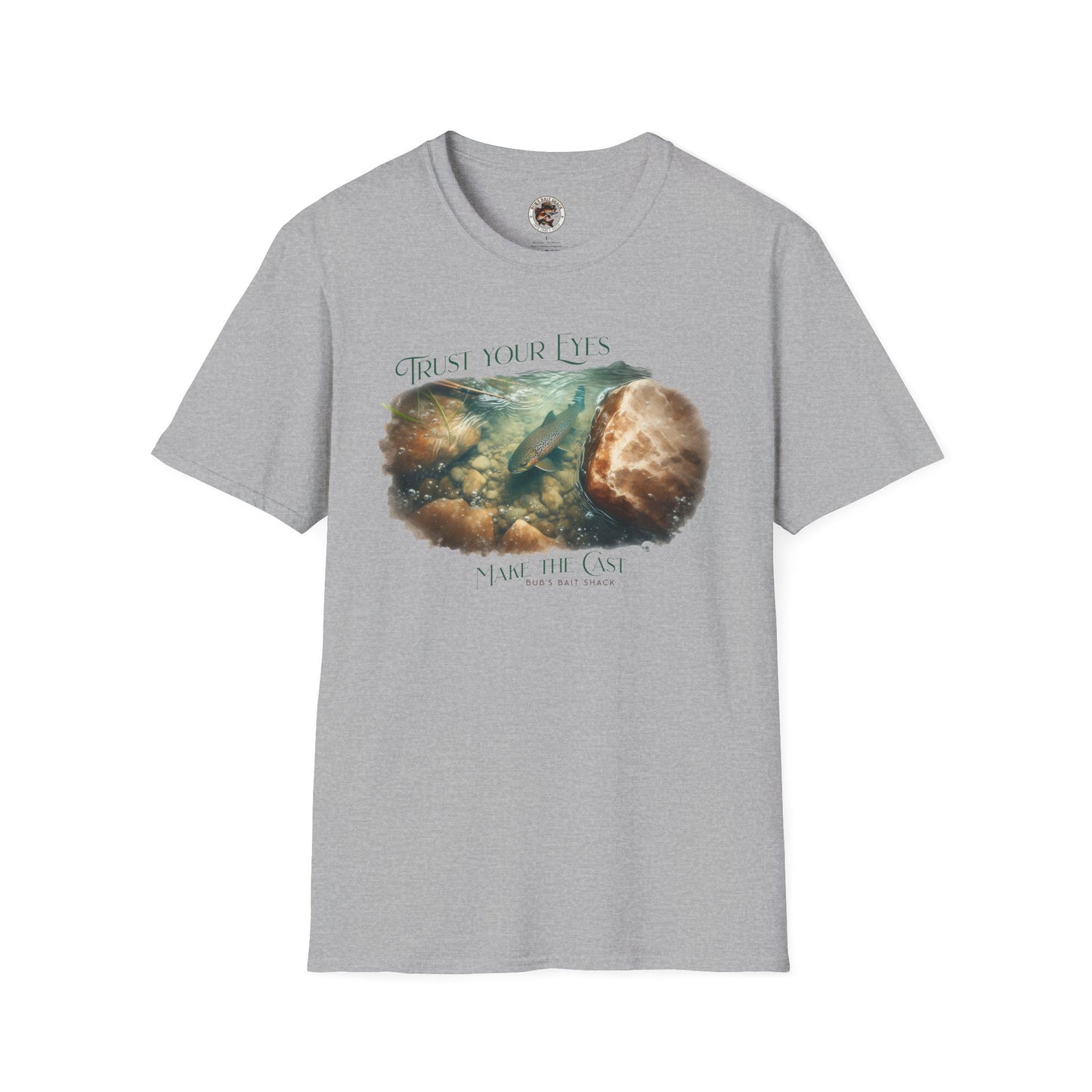 Trust Your Eyes Tee    Unisex Softstyle T-Shirt