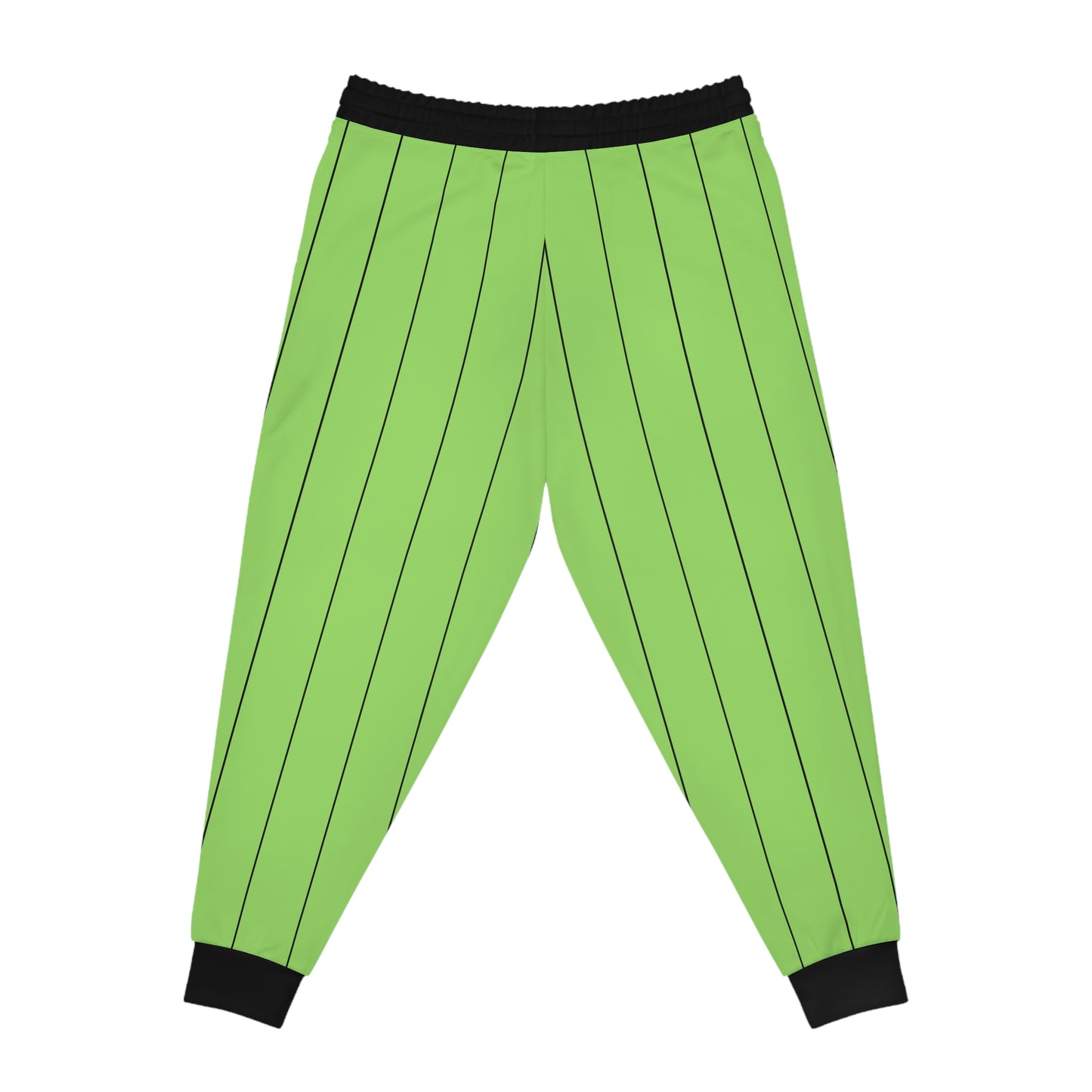 BBS Baseball Athletic Joggers — Green Pinstripe Baseball Joggers