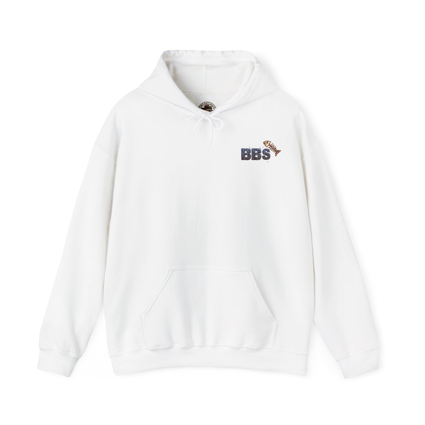 BBS Woodcut Bass Heavy Blend™ Hooded Sweatshirt