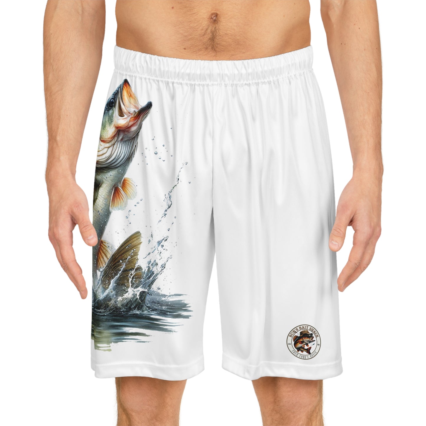 Jumping Bass    Basketball Shorts (AOP)